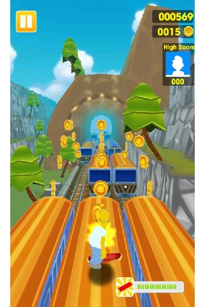 Simpsons™ Dash 3D - Subway Run Surfer截图3