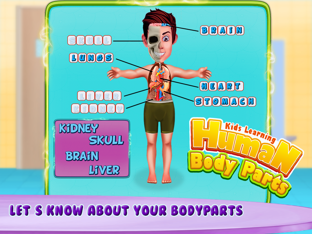 Kids Human Body Parts: Learning Game截图5