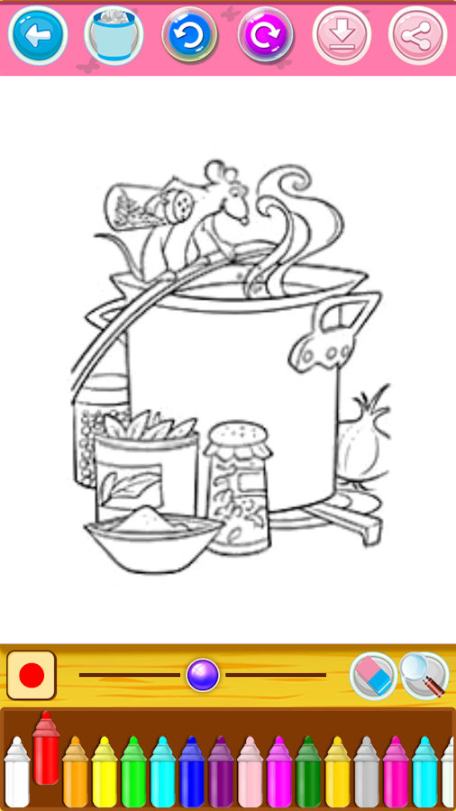 the ratatouille coloringbook截图5