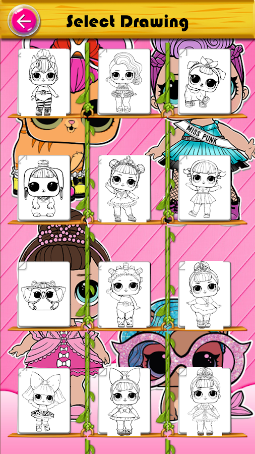 coloring surprise of dolls princesses fans截图4