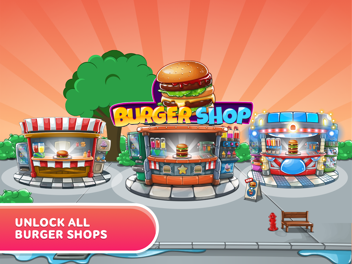 Burger Shop - top cooking game截图3