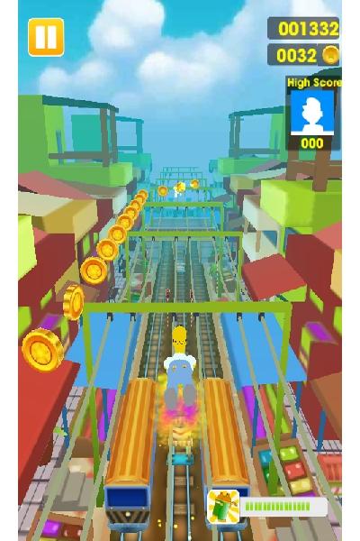 Simpsons™ Dash 3D - Subway Run Surfer截图2