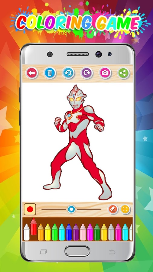 Coloring Game For Ultraman 2018截图3