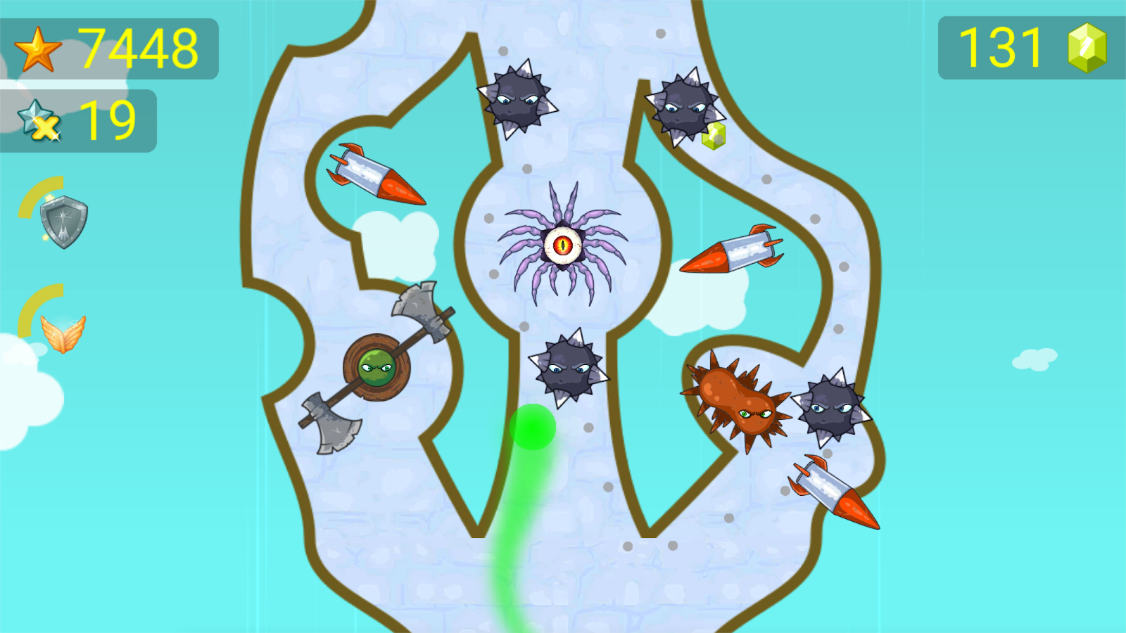 Follow the Line Monster Run: Finger Race 2D Deluxe截图2