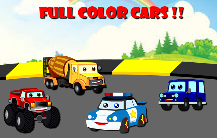 Cars Cartoon Puzzle截图2