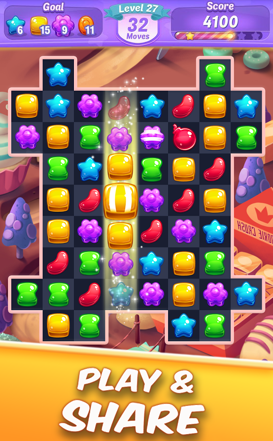 Jelly Blast 4 : candy mania截图2