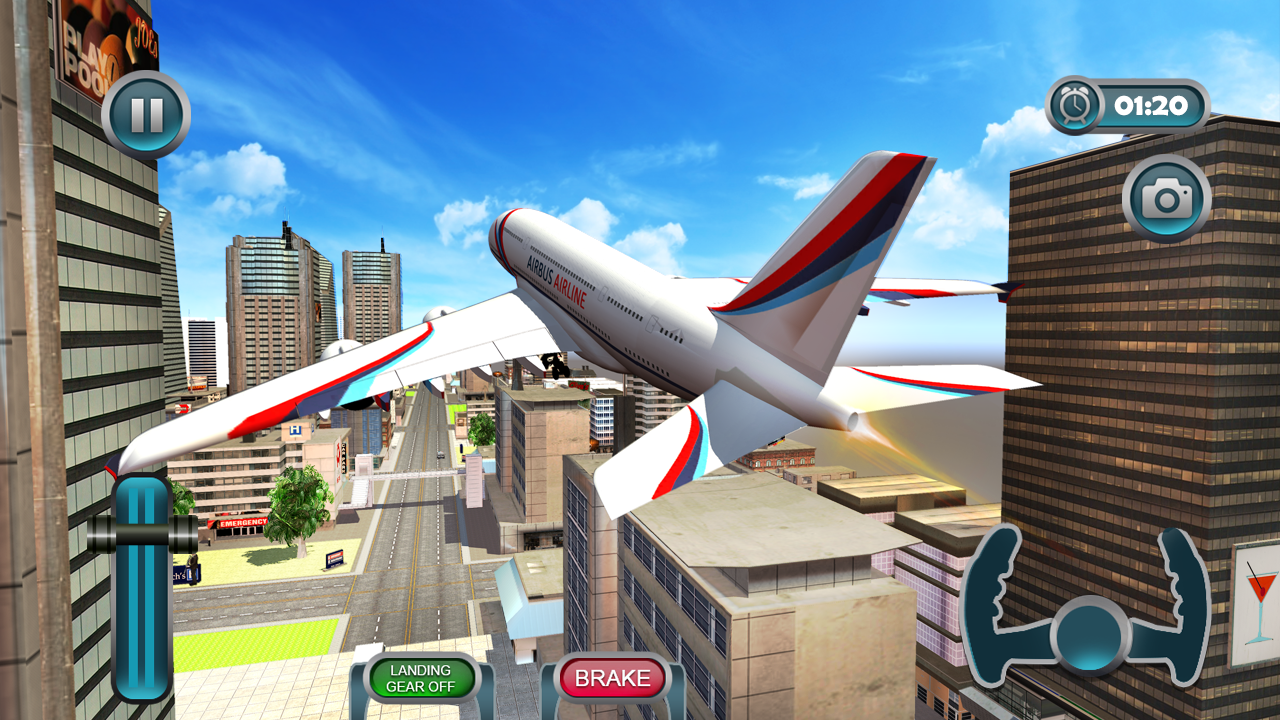 Airplane Pilot Flying Plane Flight Simulator 2018截图3