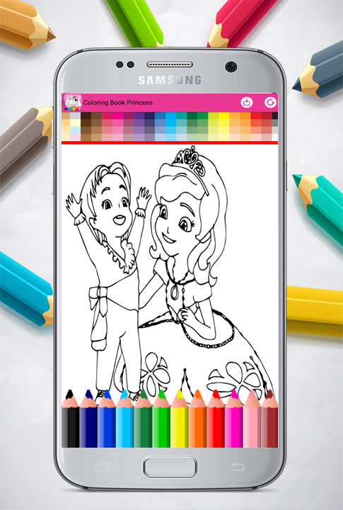 the coloring book dolls magical截图3