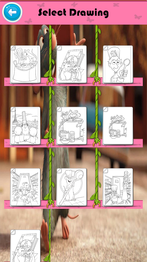 the ratatouille coloringbook截图1