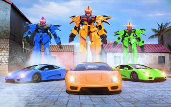 Real Multi Car Transformation Superhero Robot Game截图2