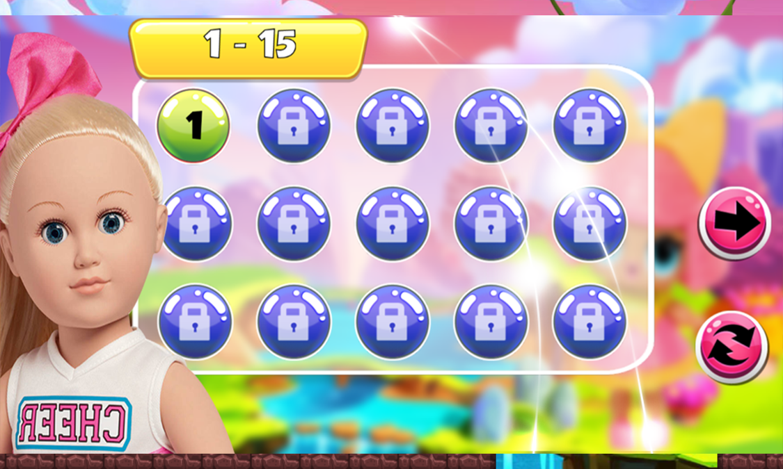 jojo siwa games candy world doll截图1