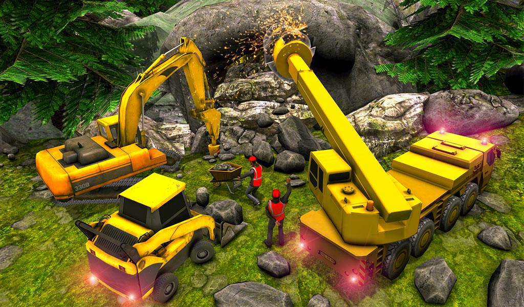黄金挖掘机重型挖掘机起重机采矿游戏截图2