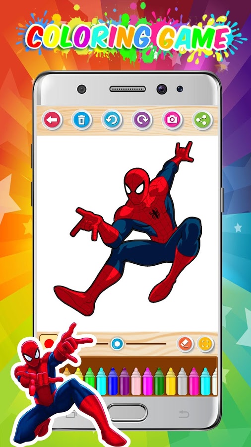 The Amazing Spider-Man Coloring Game 2018截图3