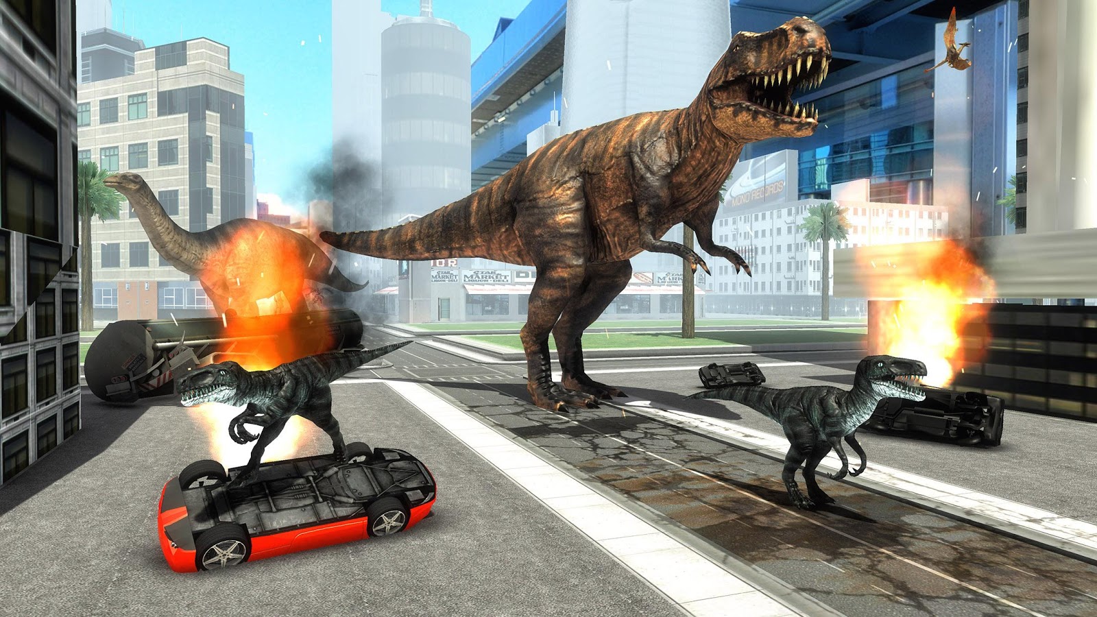 Robot vs Dinosaur Rampage : Dinosaur Hunting Games截图1