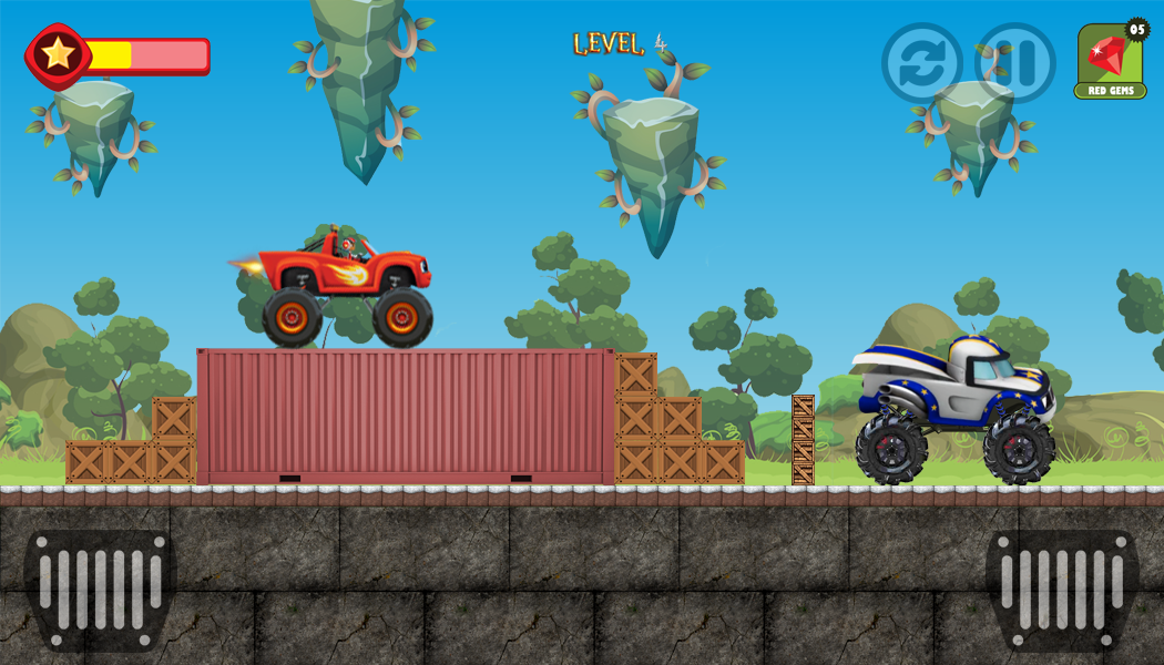 Blaze Monster Truck Machine Challenge截图1