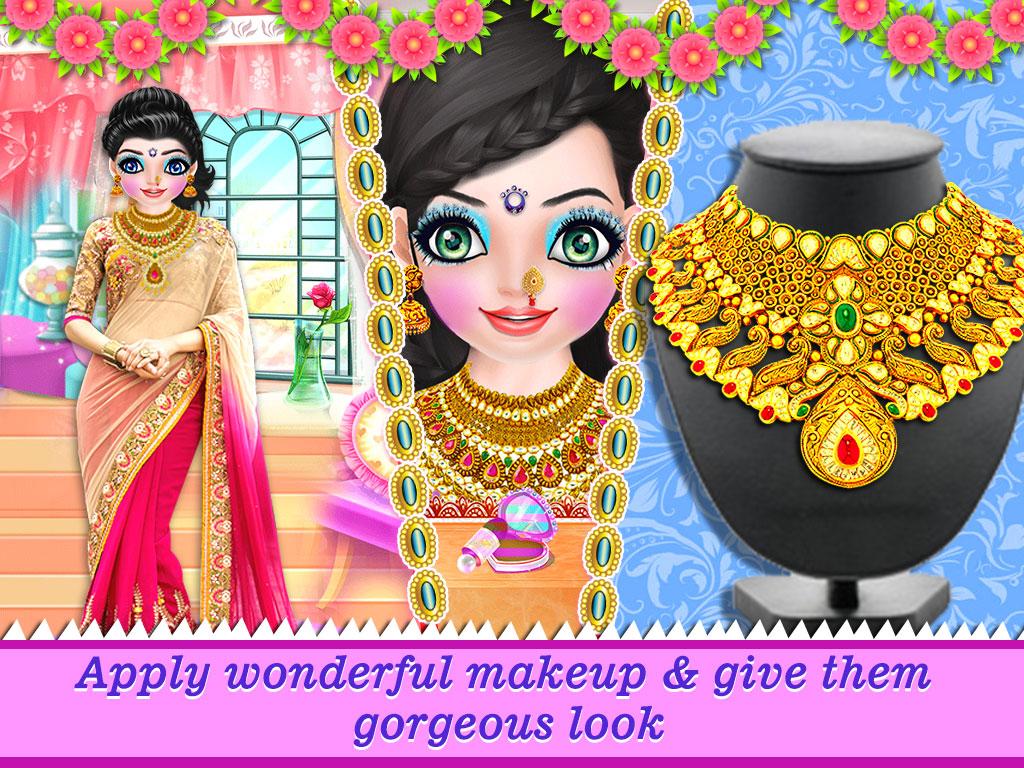 Royal indian wedding girl makeup and mehandi截图2