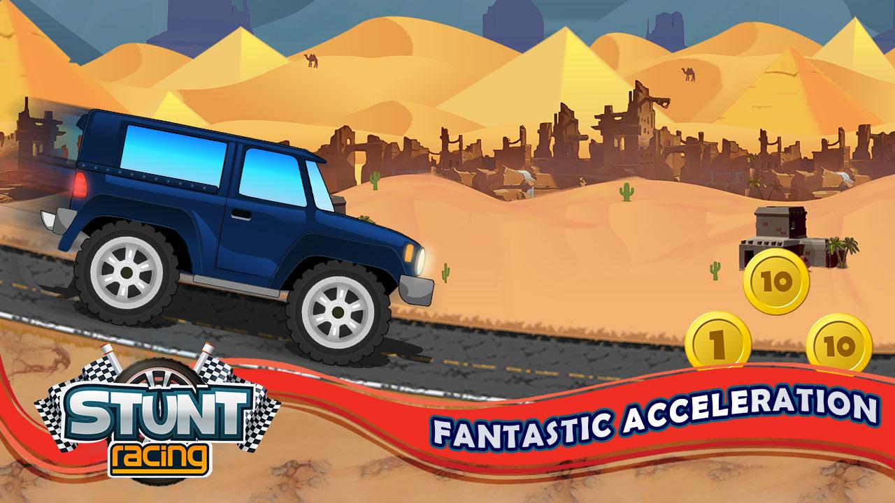 Hill Climb Stunt Racing Adventure截图5