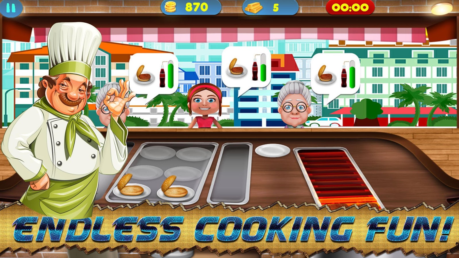 Hot Dog Mexican Food Street - Cooking Game Fever截图3