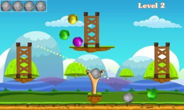 Knock Down : A Slingshot Game截图2