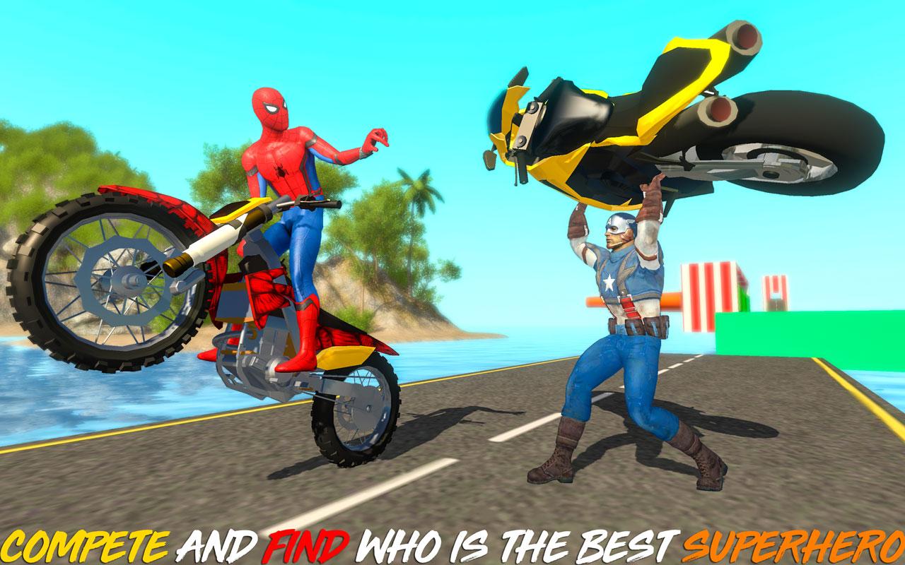 Superheroes bike evolution racing截图5