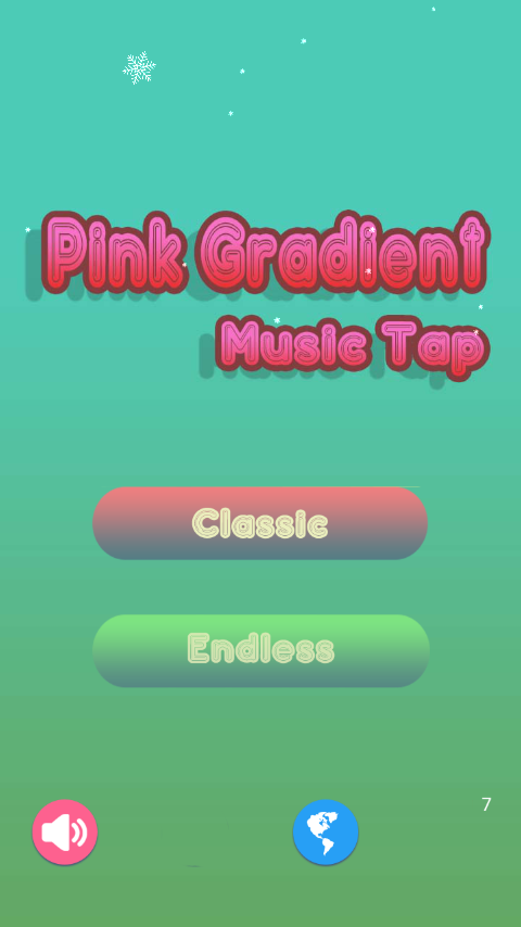 Pink Gradient Music tap tiless 2019截图5