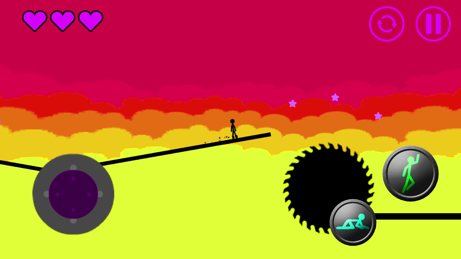 Stickman Ninja Parkour Platform NoAds 2截图5