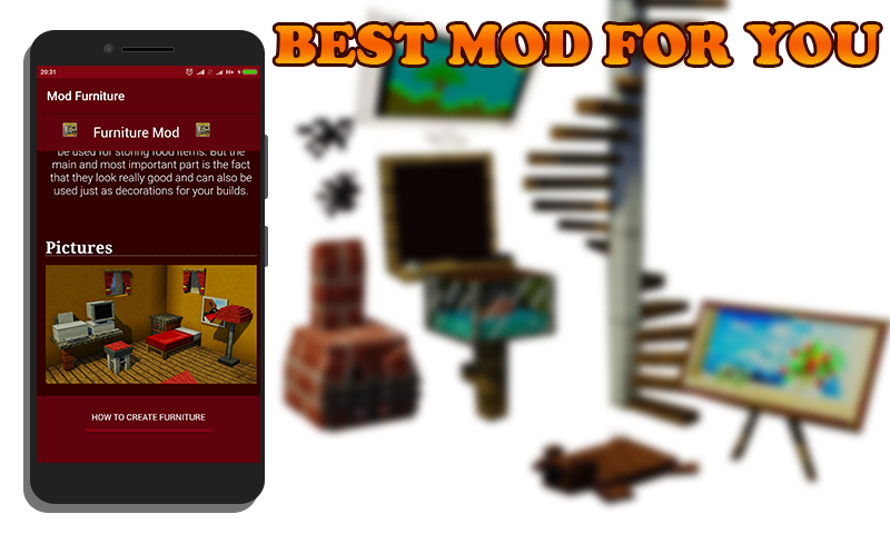 Furniture Mod for MCPE截图3