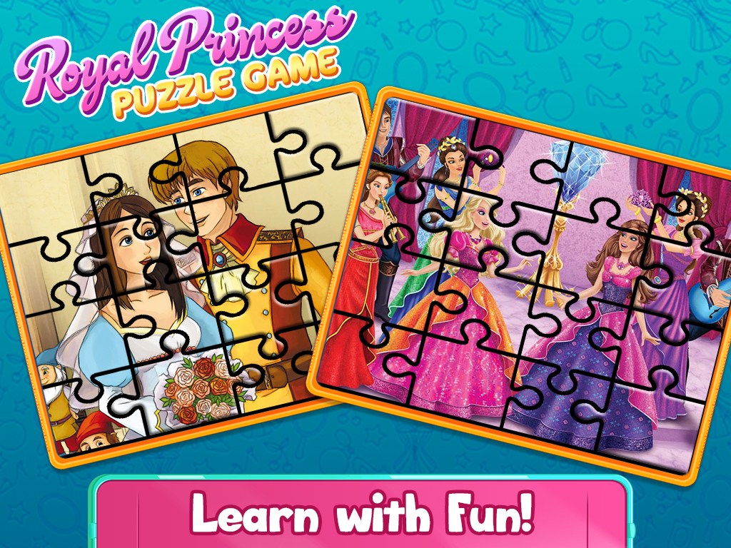 Royal Princess Jigsaw Puzzle: Princess Girls Game截图4