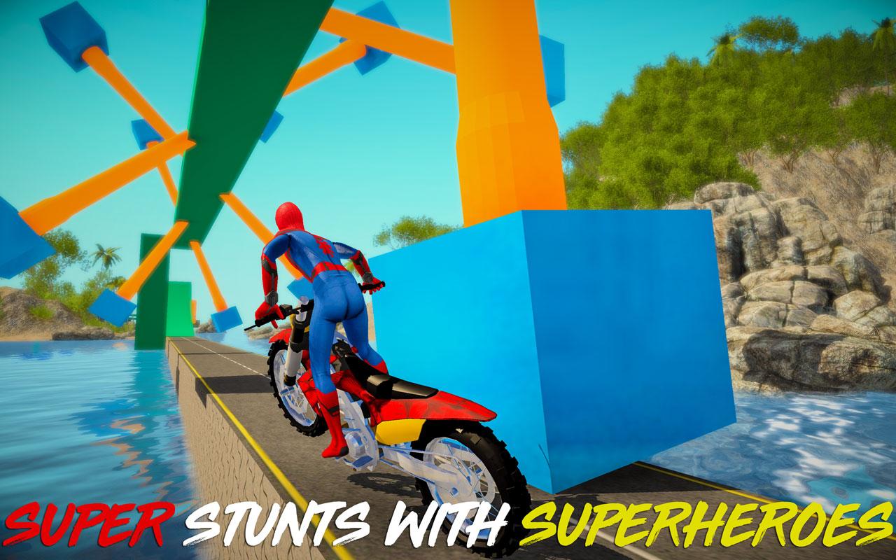 Superheroes bike evolution racing截图3