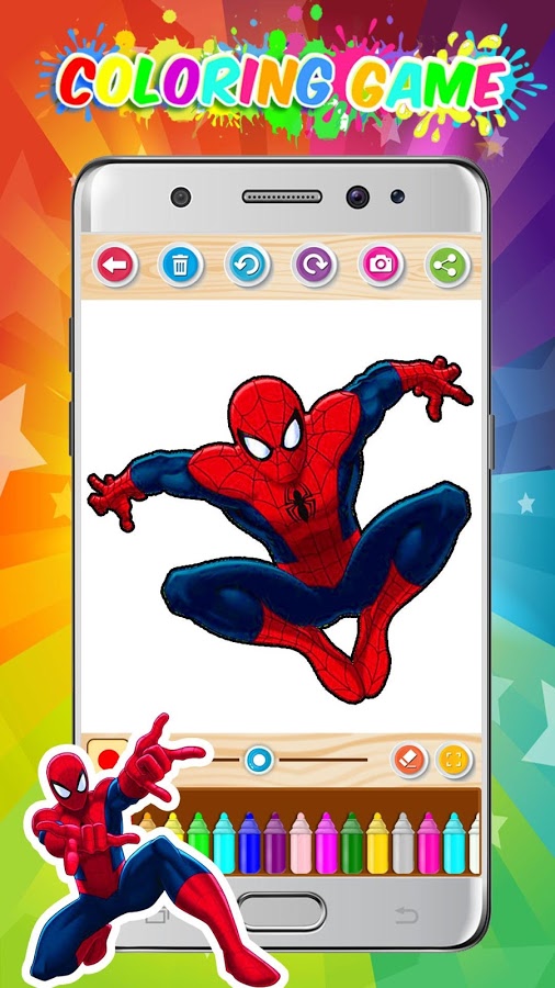 The Amazing Spider-Man Coloring Game 2018截图1