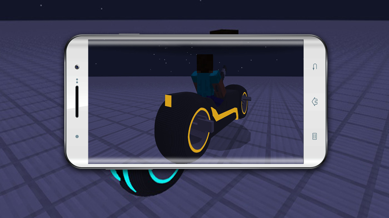 Add-on Tron Bike For MCPE截图2