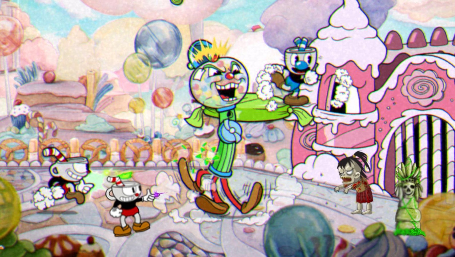 Cup and Head World Mugman截图5