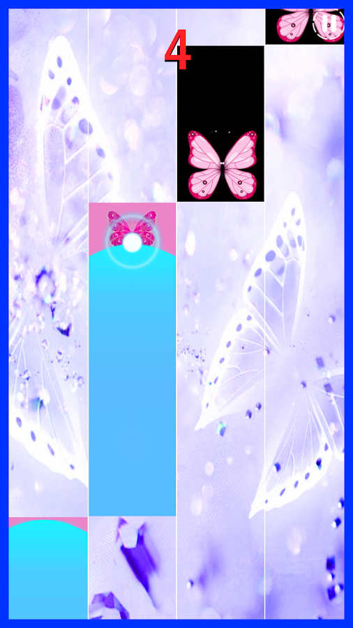 Piano Tiles : Pink Butterfly Piano Tiles截图2