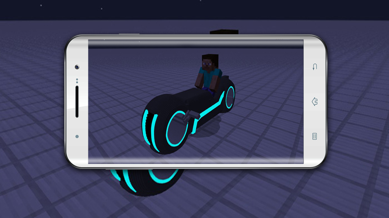 Add-on Tron Bike For MCPE截图3