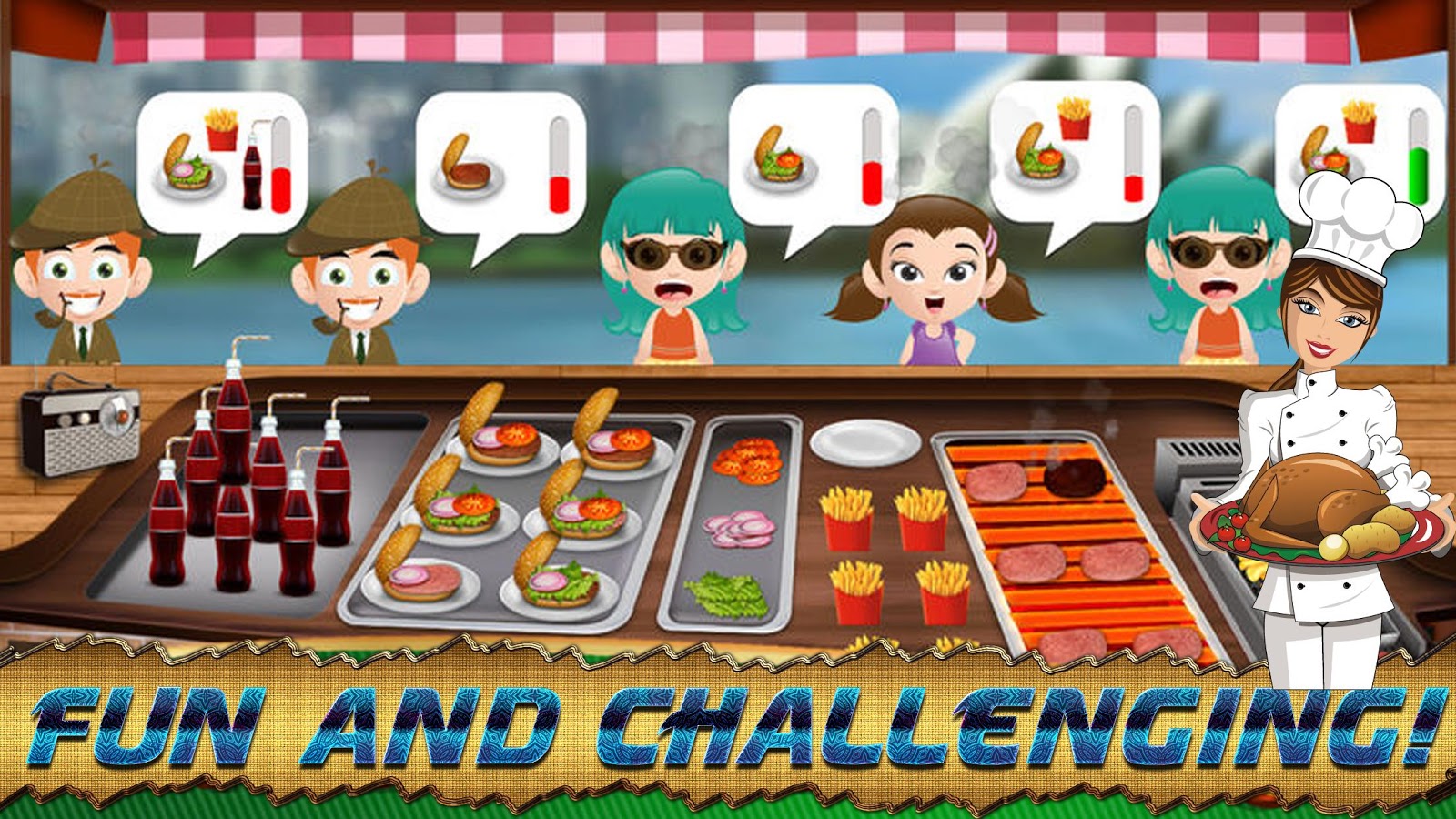 Hot Dog Mexican Food Street - Cooking Game Fever截图1