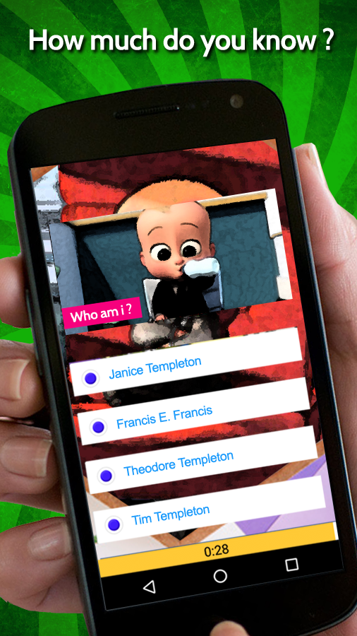 The Boss Baby Back in Business Trivia Quiz截图3