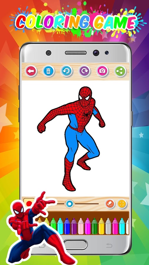 The Amazing Spider-Man Coloring Game 2018截图2