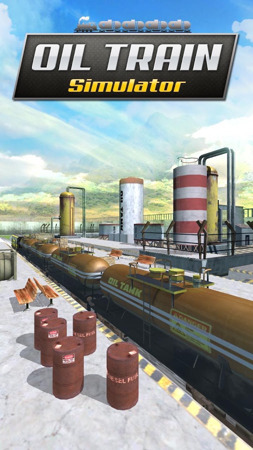 Oil Train Simulator - Free Train Driver截图1