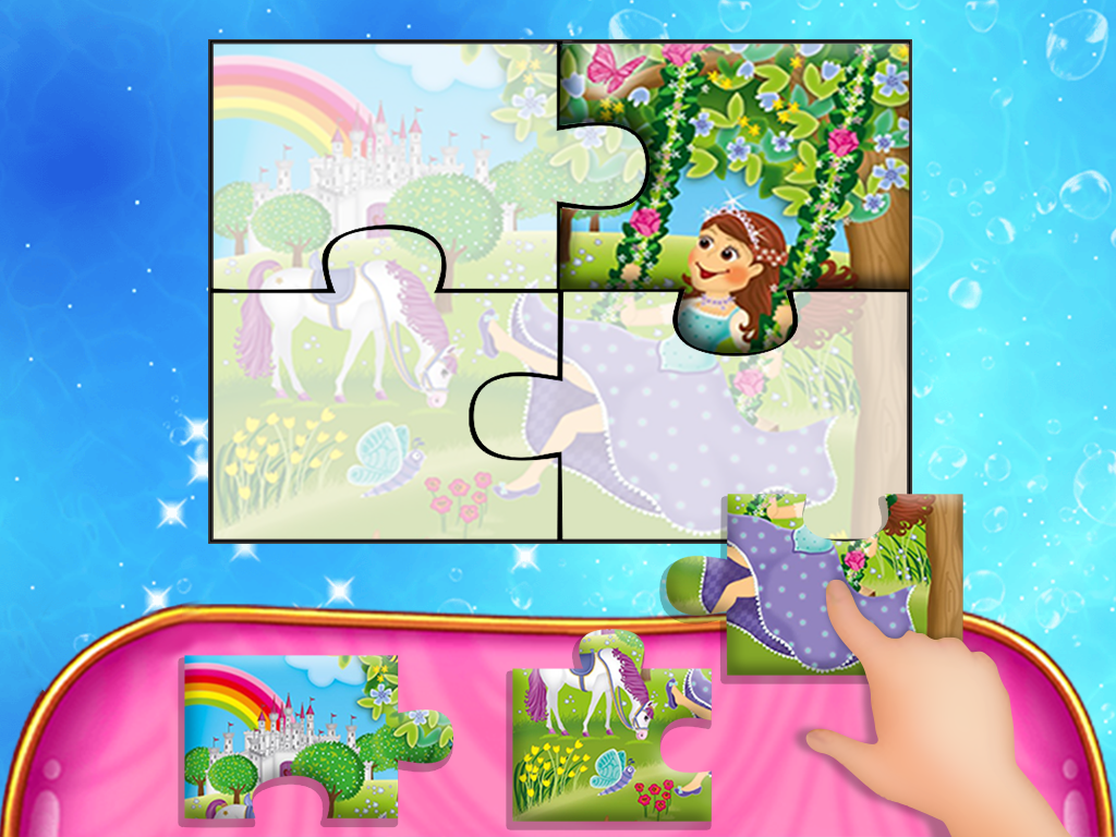 Royal Princess Jigsaw Puzzle: Princess Girls Game截图1