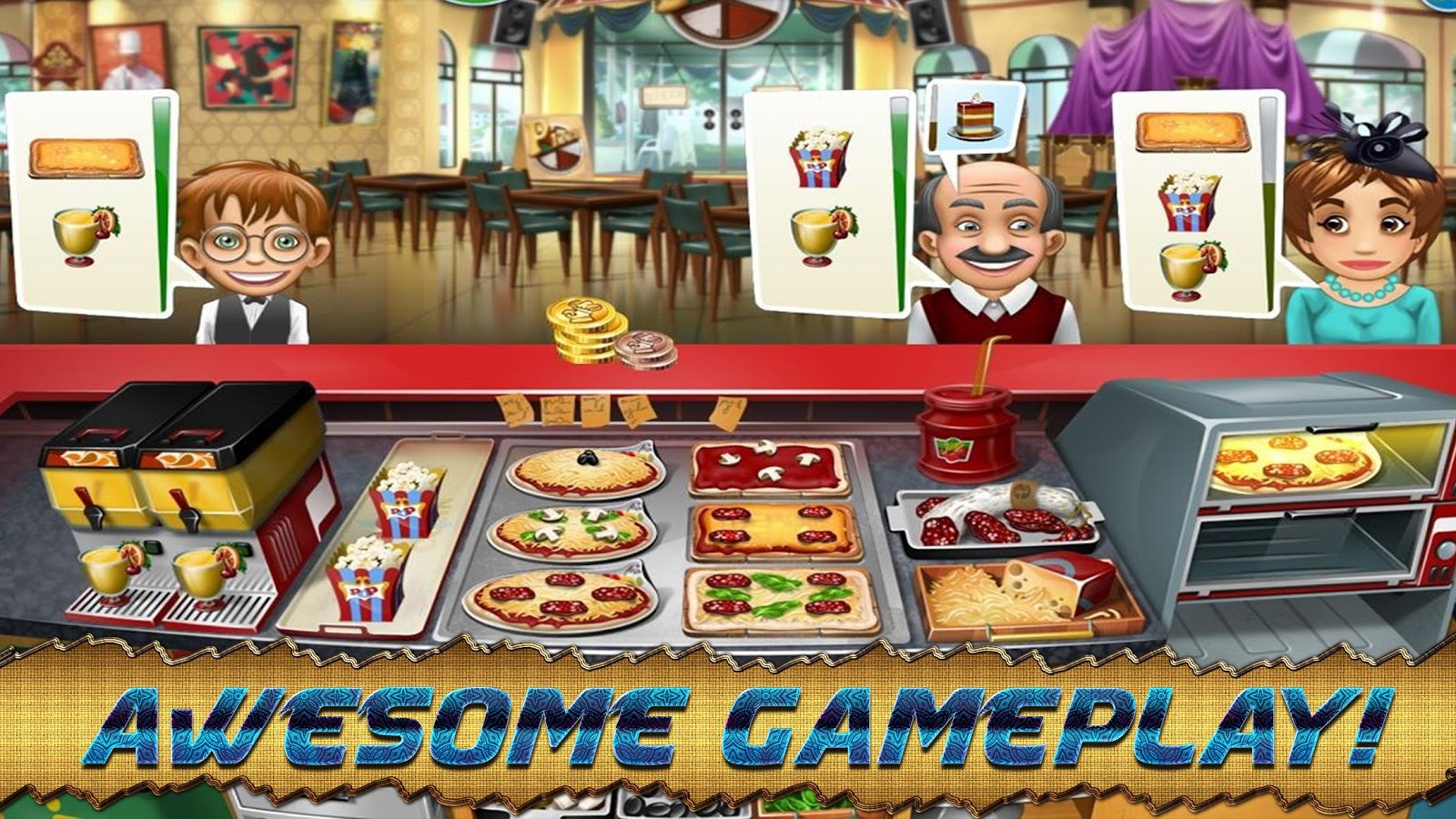 Hot Dog Mexican Food Street - Cooking Game Fever截图2