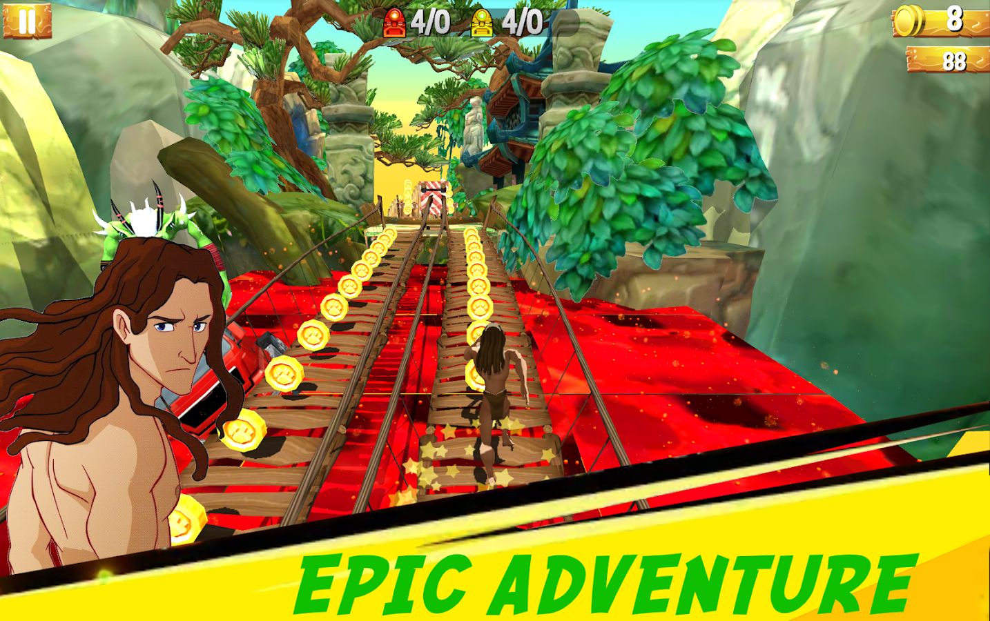 Tarzan Banana Runner Jungle Dash截图3