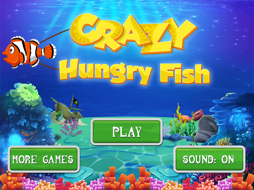 Crazy Hungry Fish - Big Fish Eat Small Fish截图4