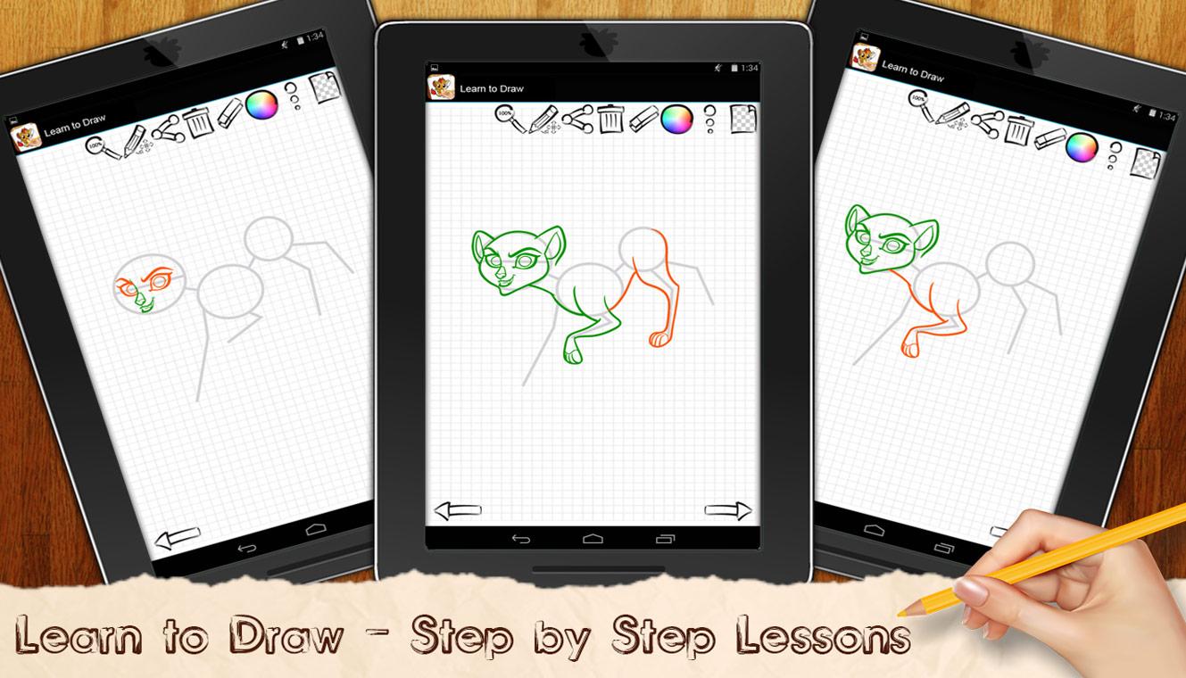 How to Draw Jungle Lion Guard截图2