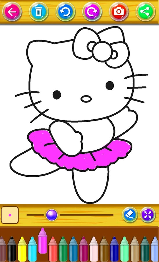 coloring kitty fun截图3