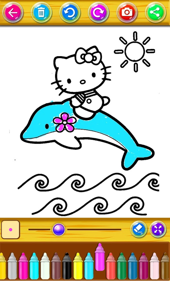 coloring kitty fun截图2