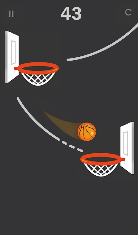 Dunk Line : drawing basketball截图1