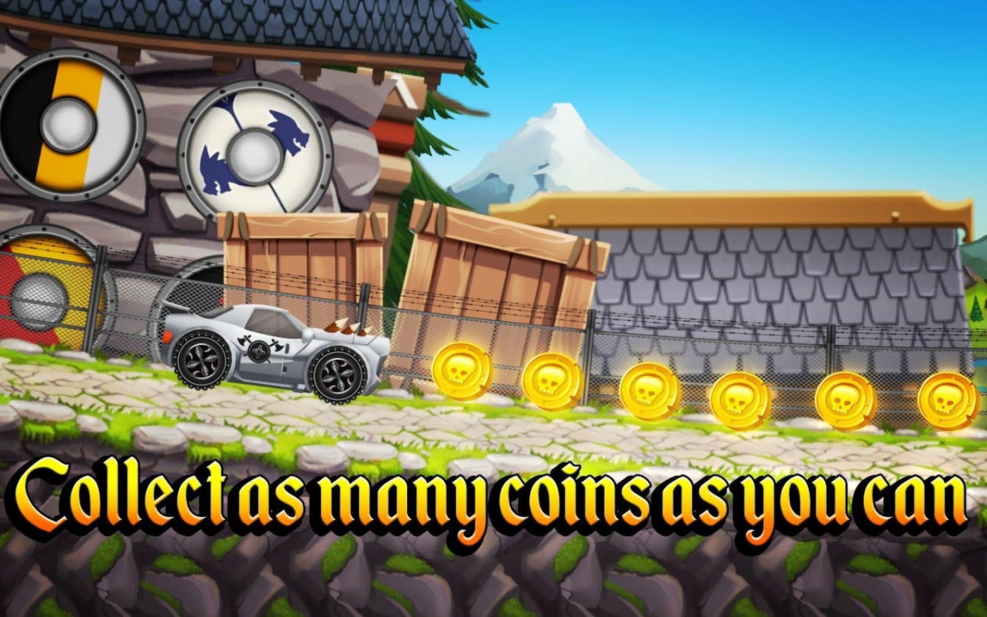 Viking Legends: Funny Car Race Game截图4