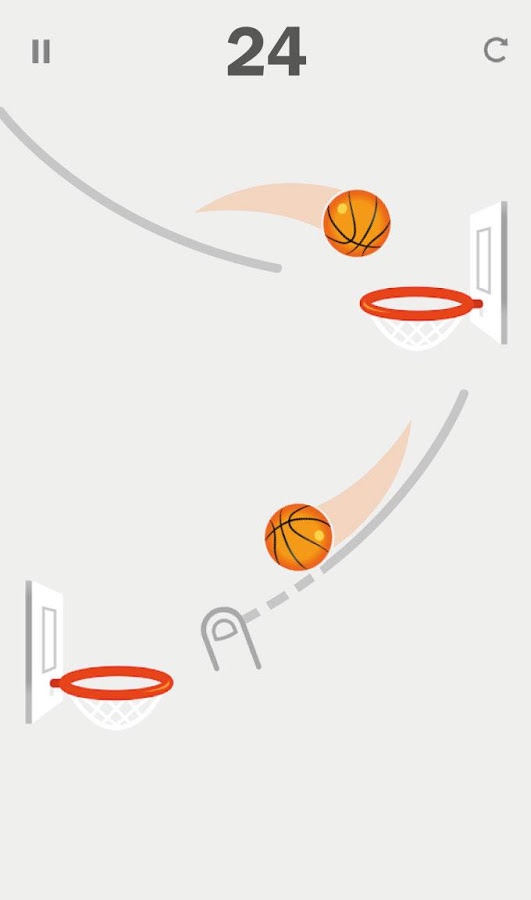 Dunk Line : drawing basketball截图3