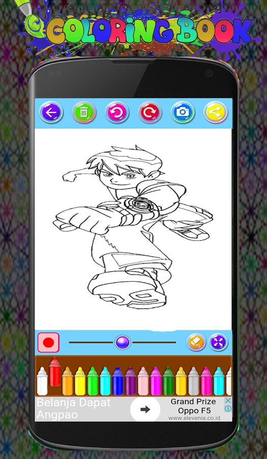 Coloring Book Ben 10 Ultimate Alien Heroes截图2