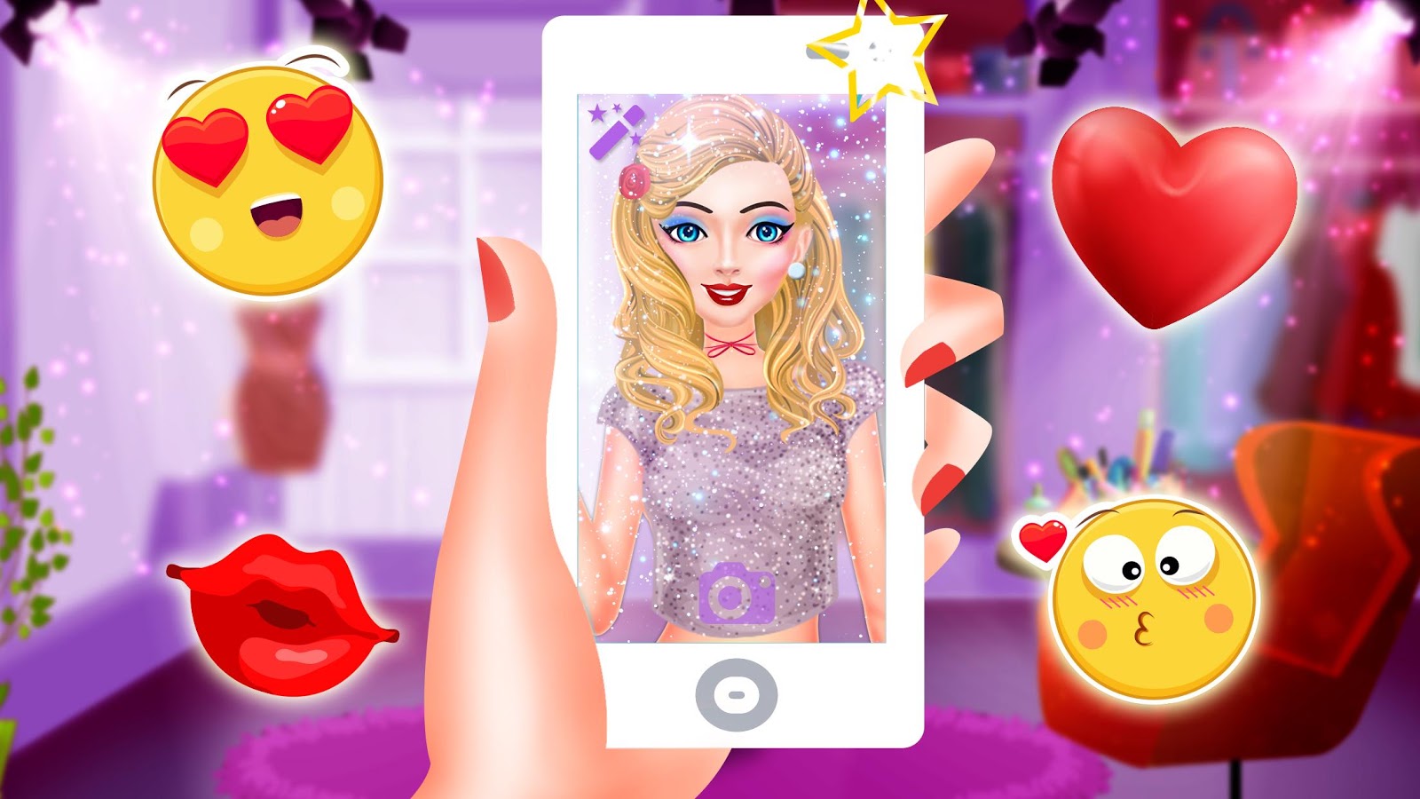 Selfie Queen - Party Makeover截图1